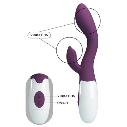 PRETTY LOVE - BRIGHTY VIBRADOR PUNTO G MORADO