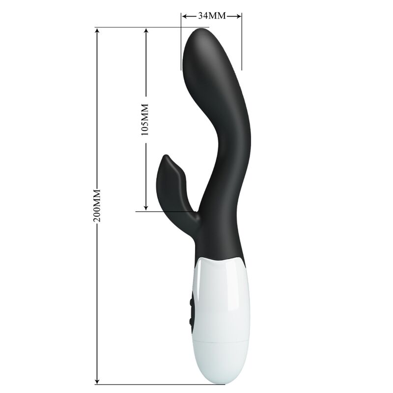 PRETTY LOVE - BRIGHTY BLACK G-SPOT VIBRATOR