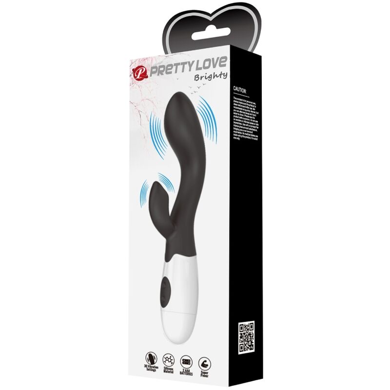 PRETTY LOVE - BRIGHTY BLACK G-SPOT VIBRATOR