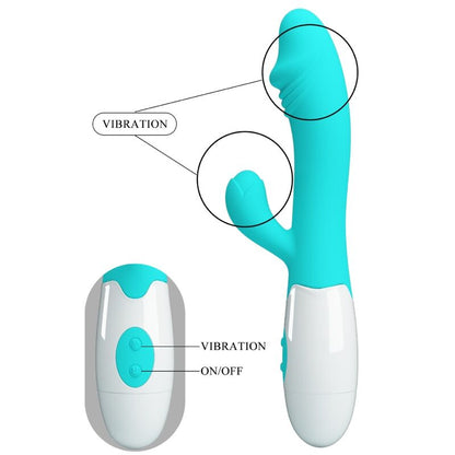 PRETTY LOVE - SNAPPY G-SPOT VIBRATOR WATER GREEN