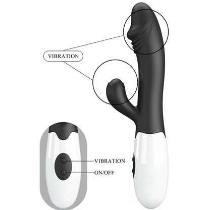 PRETTY LOVE - SNAPPY BLACK G-SPOT VIBRATOR