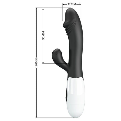 PRETTY LOVE - SNAPPY BLACK G-SPOT VIBRATOR