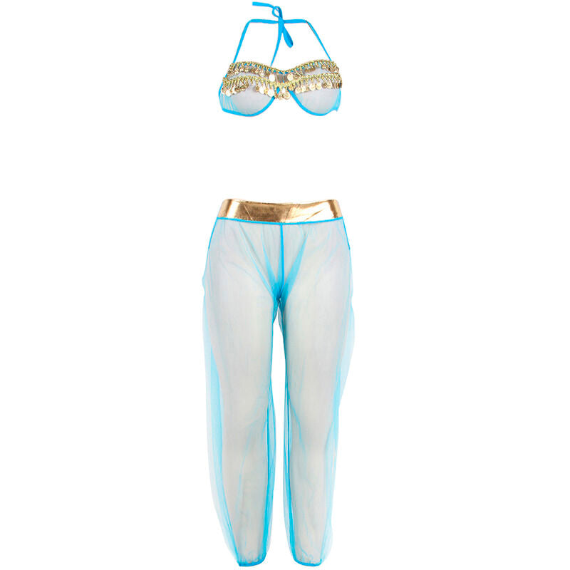 SUBBLIME - INDIA STYLE BLUE LINGERIE SET S/M