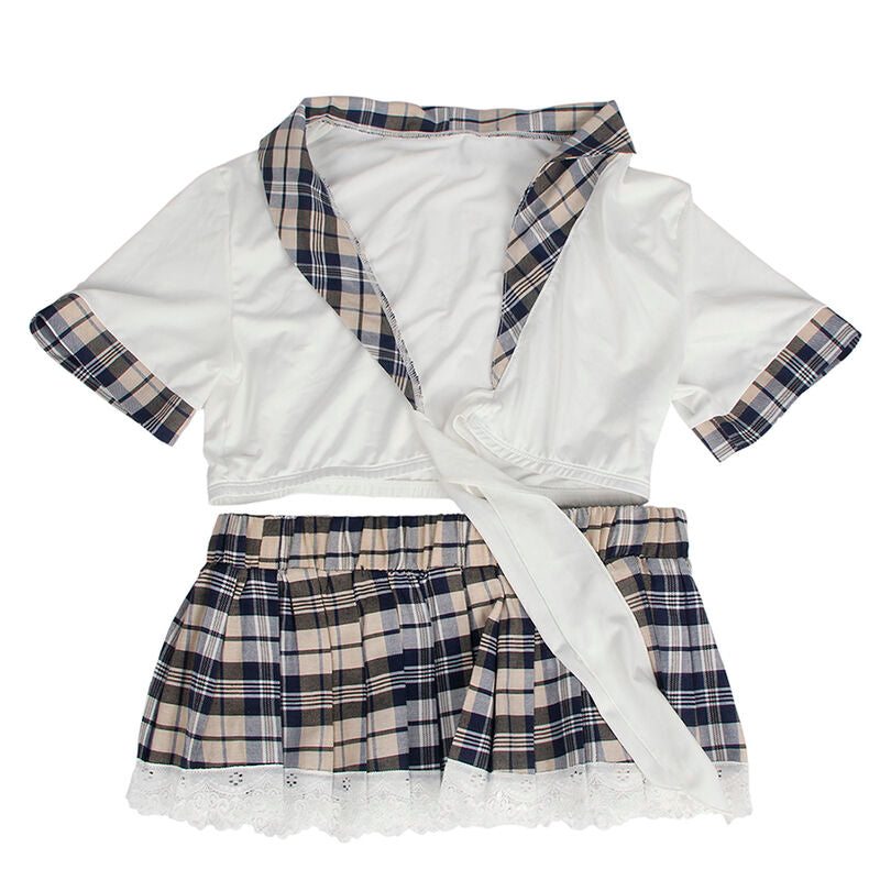 SUBBLIME - SEXY SCHOOLGIRL COSTUME TOP AND SKIRT S/M