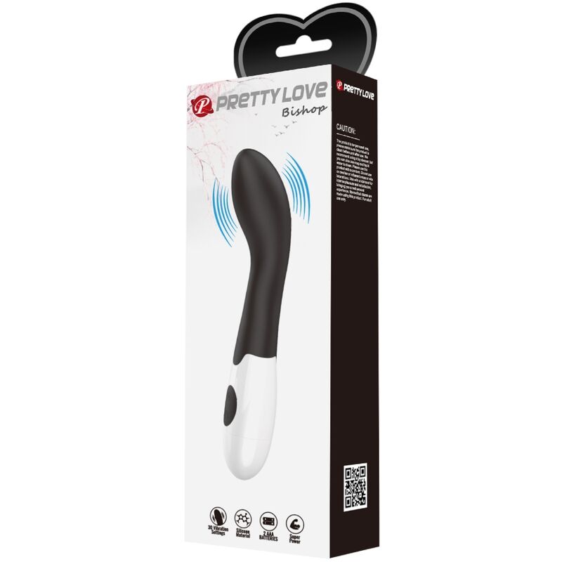 PRETTY LOVE - BISHOP G-SPOT VIBRATOR 30 MODES BLACK