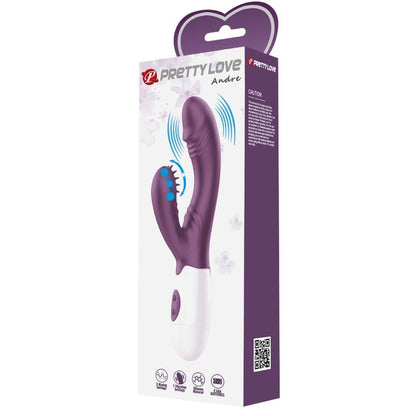 PRETTY LOVE - ANDRE RABBIT VIBRATOR &amp; PURPLE G-SPOT STIMULATOR