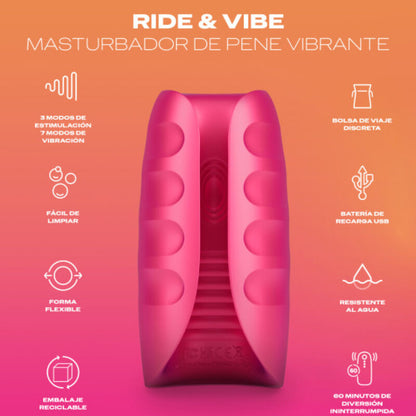 DUREX - RIDE &amp; VIBE VIBRATOR MASTURBATOR TOY