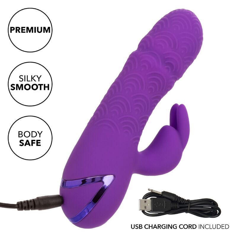 CALEXOTICS - MANHATTAN BEACH MARVEL VIBRATOR RABBIT MORADO BY CALIFORNIA DREAMING