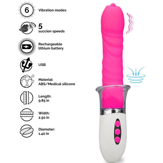 ARMONY - LIBERTY VIBRADOR & THRUSTING CON LENGUA