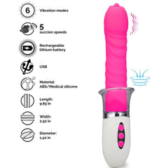 ARMONY - LIBERTY VIBRADOR & THRUSTING CON LENGUA