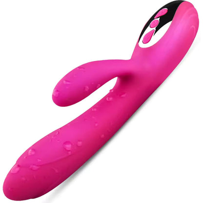 ARMONY - FLEXIBLE VIBRATOR &amp; STIMULATOR WITH HEAT EFFECT FUCHSIA