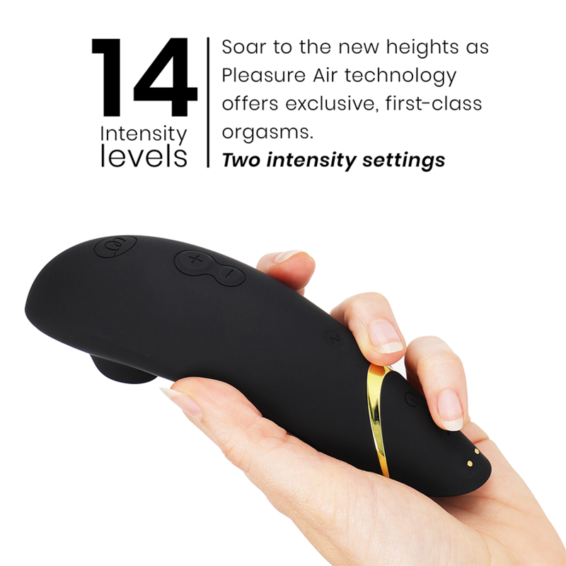 WOMANIZER - PREMIUM 2 BLACK CLITORIS STIMULATOR