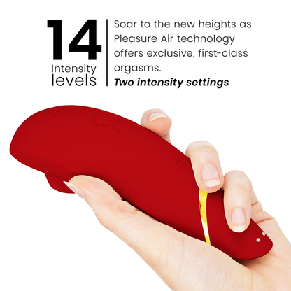 WOMANIZER - PREMIUM 2 CLITORIS STIMULATOR BURGUNDY