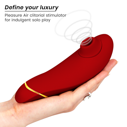 WOMANIZER - PREMIUM 2 CLITORIS STIMULATOR BURGUNDY