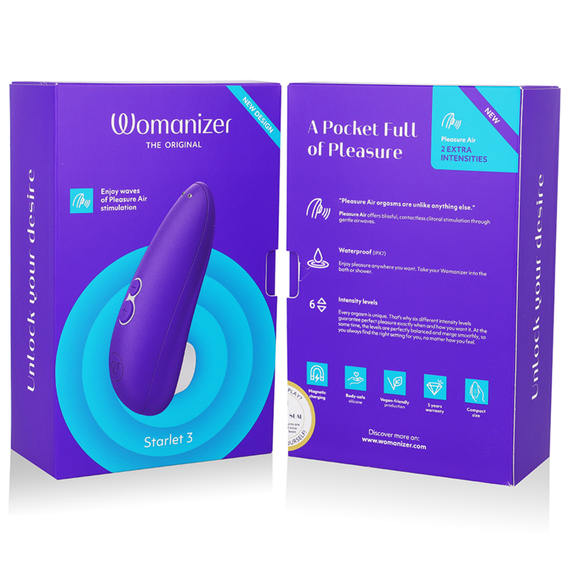 WOMANIZER - STARLET 3 CLITORIS STIMULATOR INDIGO