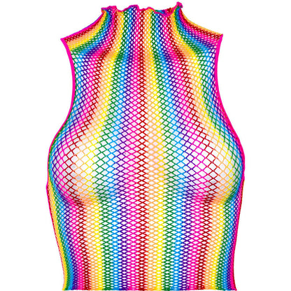 LEG AVENUE - MULTICOLOR MESH TOP