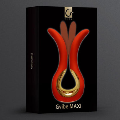 G-VIBE - GVIBE MAXI VIBRATOR WITH TWO FLEXIBLE CORAL TIPS