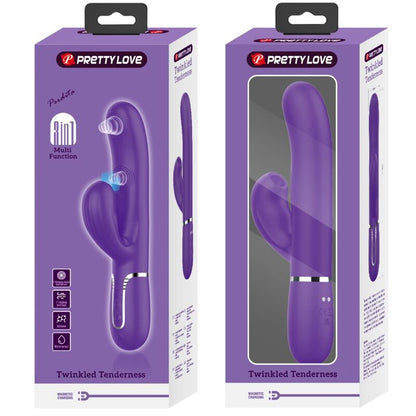 PRETTY LOVE - 3 IN 1 MULTIFUNCTION G-SPOT VIBRATOR PURPLE