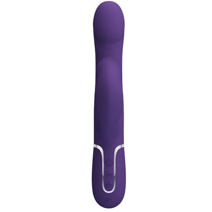 PRETTY LOVE - ZALIN VIBRATOR RABBIT PEARLS 4 IN 1 PURPLE