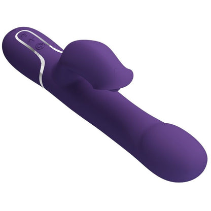 PRETTY LOVE - ZALIN VIBRATOR RABBIT PEARLS 4 IN 1 PURPLE