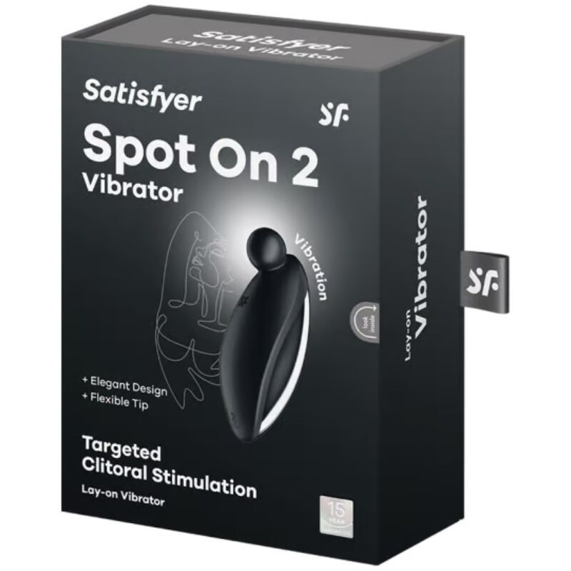 SATISFYER - SPOT ON 2 VIBRATOR LAY-ON BLACK