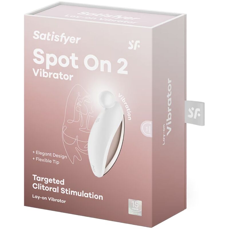 SATISFYER - SPOT ON 2 VIBRATOR LAY-ON WHITE