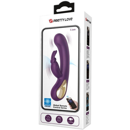 PRETTY LOVE - LIAM RABBIT VIBRATOR &amp; PURPLE G-SPOT STIMULATOR