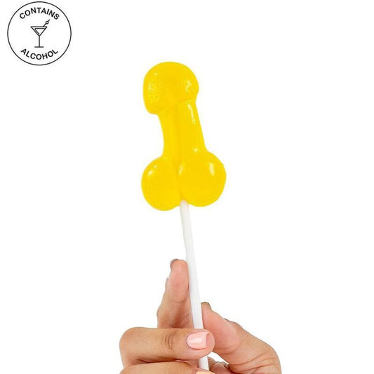 SECRETPLAY - PENIS JELLY LOLLIPOP WITH PINA COLADA ALCOHOL