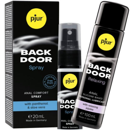 PJUR - BACK DOOR ANAL LUBE AND SPRAY SET