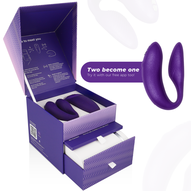 WE-VIBE - CHORUS VIBRATOR FOR COUPLES WITH SQUEEZE CONTROL - LILAC