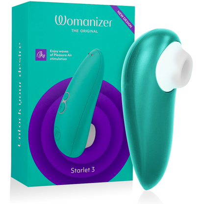 WOMANIZER - STARLET 3 CLITORIS STIMULATOR TURQUOISE