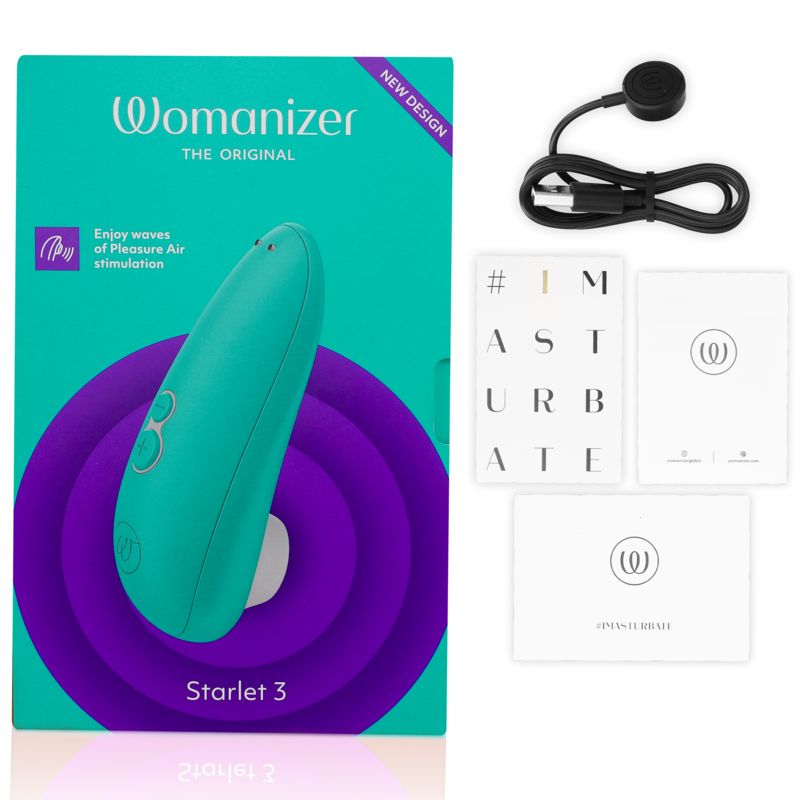 WOMANIZER - STARLET 3 CLITORIS STIMULATOR TURQUOISE