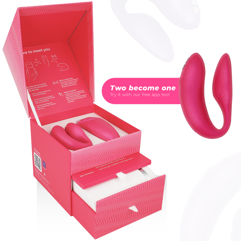 WE-VIBE - CHORUS VIBRATOR FOR COUPLES WITH SQUEEZE CONTROL - PINK