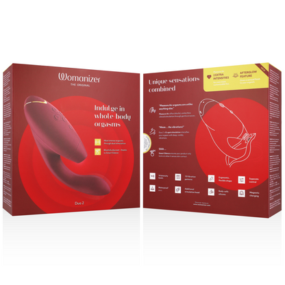 WOMANIZER - DUO 2 BORDEAUX STIMULATOR