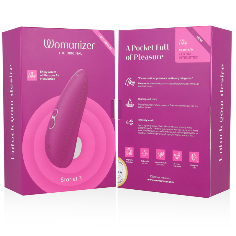 WOMANIZER - STARLET 3 VIOLET CLITORIS STIMULATOR