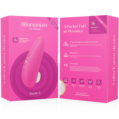 WOMANIZER - STARLET 3 PINK CLITORIS STIMULATOR