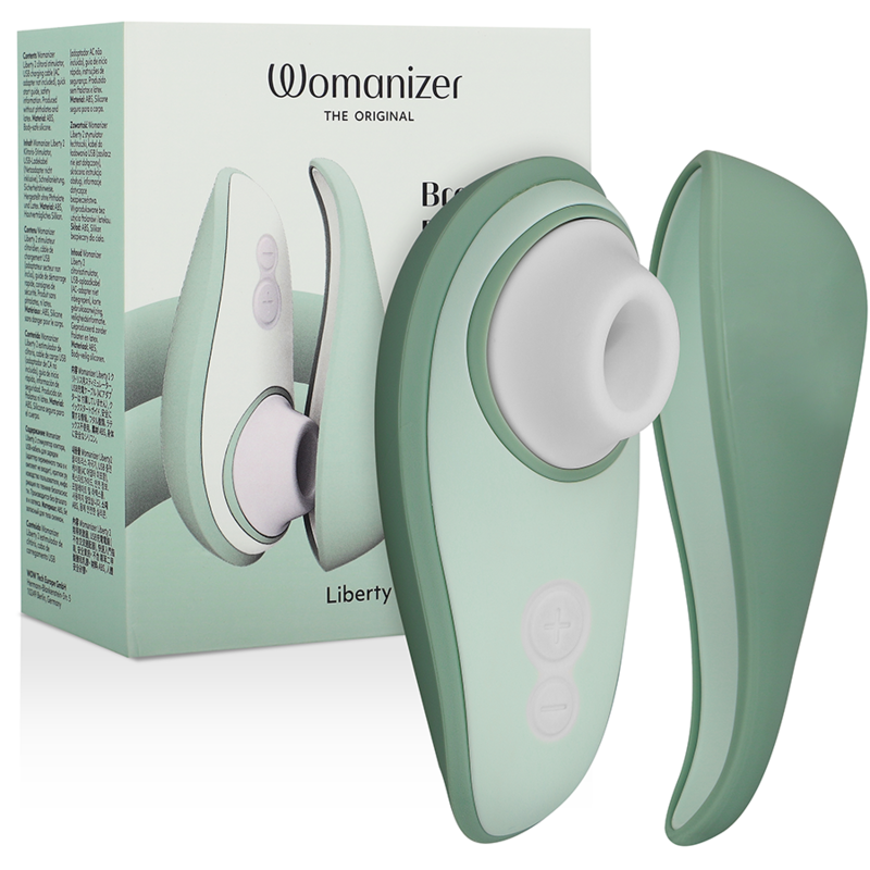 WOMANIZER - LIBERTY 2 CLITORIS STIMULATOR &amp; SUCKER LIGHT GREEN