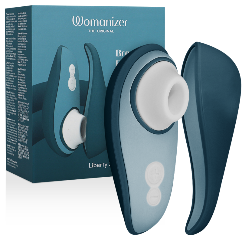 WOMANIZER - LIBERTY 2 CLITORIS STIMULATOR &amp; SUCKER LIGHT GREEN