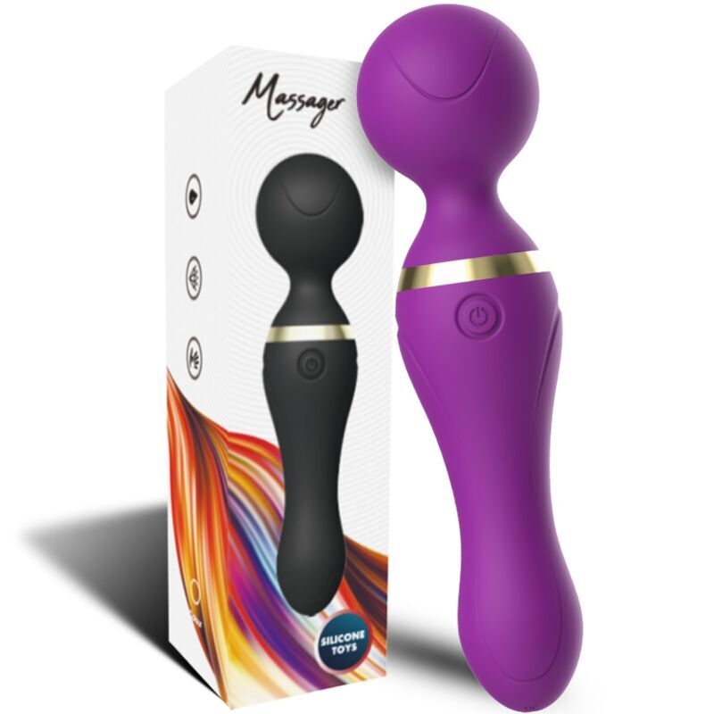 ARMONY - FREEZA FLEXIBLE HEAD MASSAGER &amp; VIBRATOR VIOLET