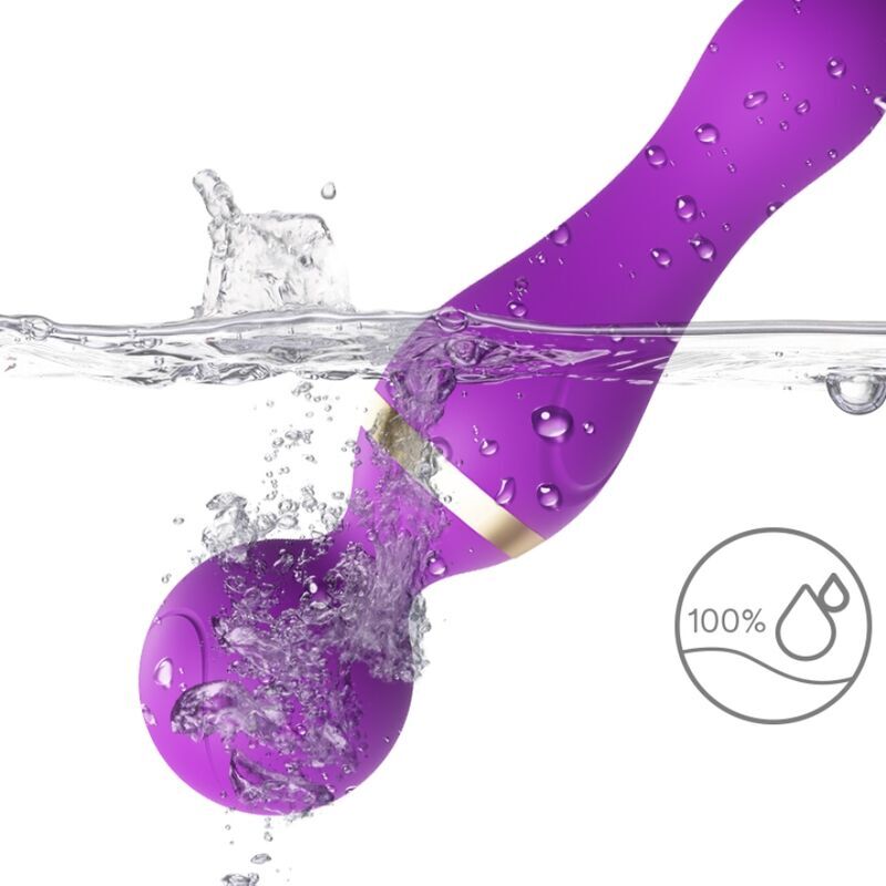 ARMONY - FREEZA FLEXIBLE HEAD MASSAGER &amp; VIBRATOR VIOLET