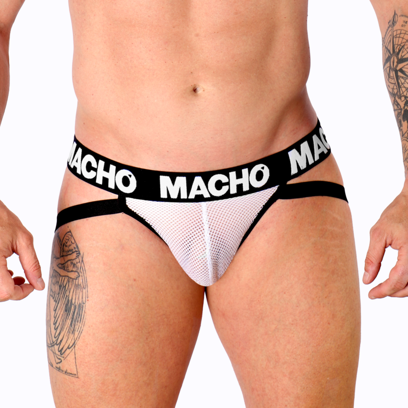 MALE - MX26X1 WHITE GRID JOCK S