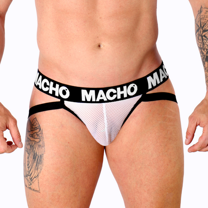 MALE - MX26X1 WHITE GRID JOCK S