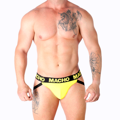 MALE - MX25A JOCK LYCRA YELLOW S