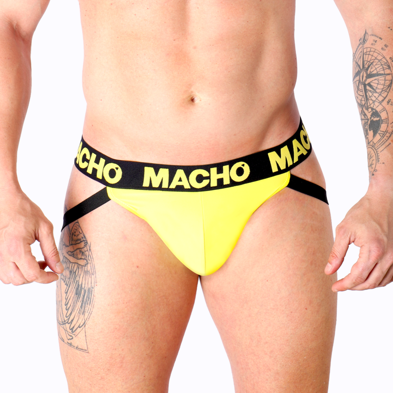 MACHO - MX25A JOCK LYCRA AMARILLO S