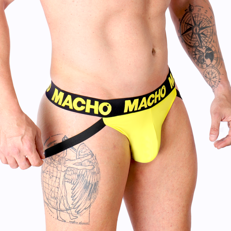 MALE - MX25A JOCK LYCRA YELLOW S