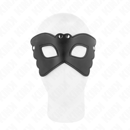 KINK - BUTTERFLY-SHAPED FAUX LEATHER MASK 20 x 9 CM