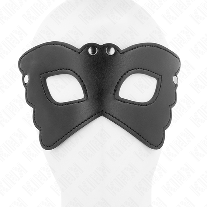 KINK - BUTTERFLY-SHAPED FAUX LEATHER MASK 20 x 9 CM