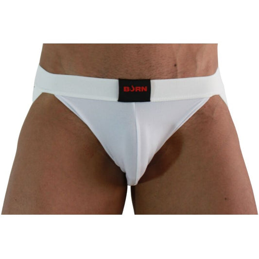 BURN - 007 JOCK LYCRA WHITE S