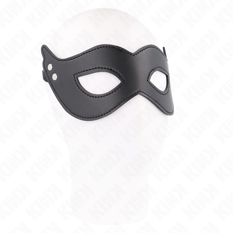 KINK - LEATHERETTE MASK WITH RIVETS MODEL 1 26 x 8 CM