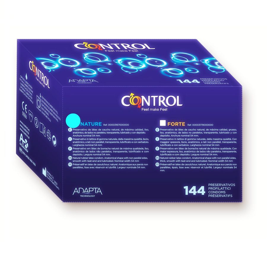 CONTROL - ADAPTA NATURE CONDOMS 144 UNITS